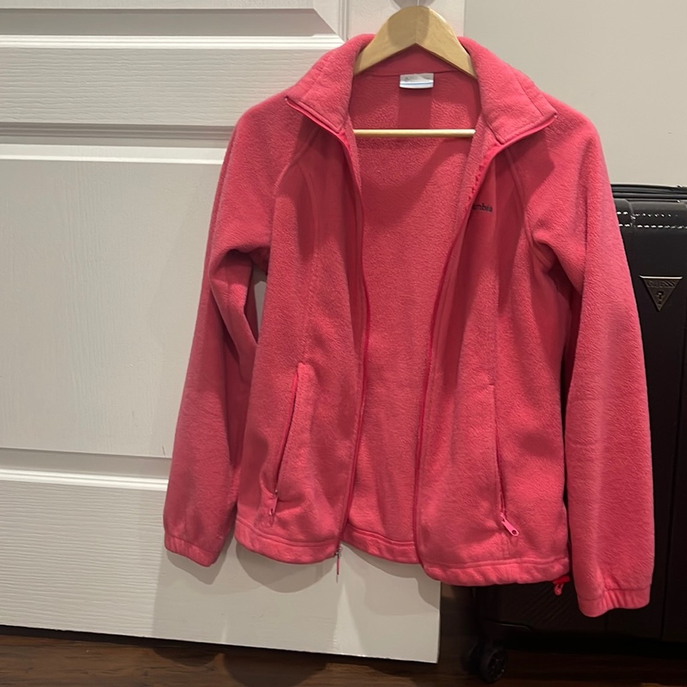 Columbia S pink jacket